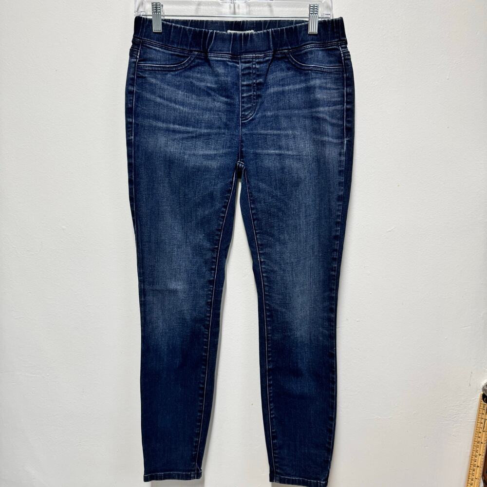 Eileen Fisher Petite Pull On Skinny Jeans Women’s 26x26 Dark Wash Stretch Casual